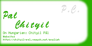 pal chityil business card
